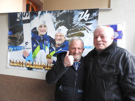 Jani Grilc in župan Franc Čebulj